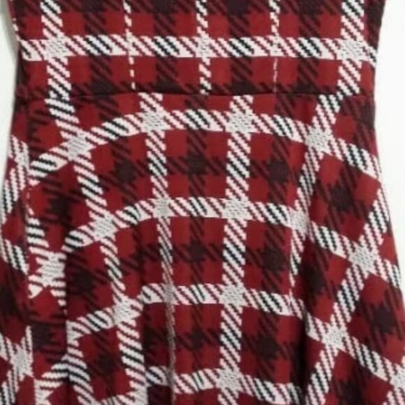 NEW Vero Moda Women's Black, Red & White V-Neck Mini Skirt Tank Top Dress Sz XL - Picture 5 of 6